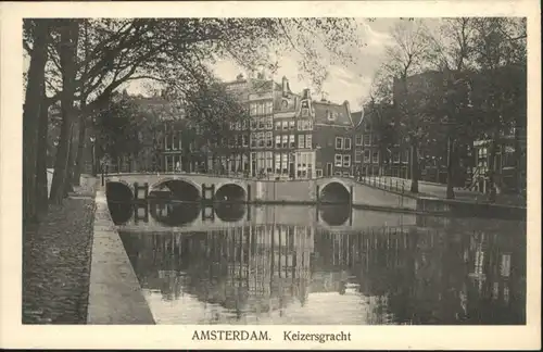 Amsterdam Niederlande Keizersgracht Bruecke / Amsterdam /