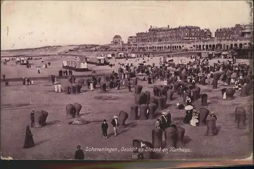 Scheveningen Strtand en Kurhaus  / Scheveningen /