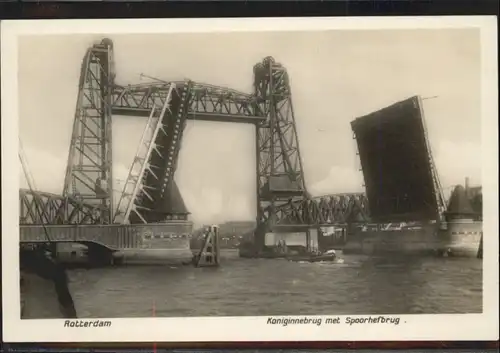 rotterdam Koniginnebrug Spoorhefbrug / Rotterdam /