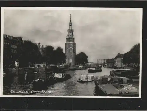 Amsterdam Niederlande Oude Schans Schiff / Amsterdam /