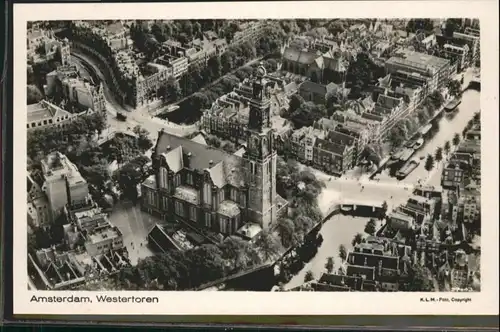 Amsterdam Niederlande Westertoren Fliegeraufnahme  / Amsterdam /