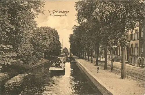 Gravenhage Prinsessegracht Boot / Niederlande /