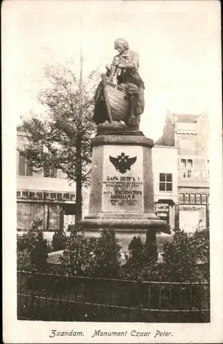 Zaandam Monument Czaar Peter / Zaandam /