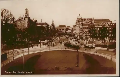 Amsterdam Niederlande Leidscheplein Strassenbahn  / Amsterdam /