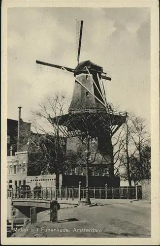 Amsterdam Niederlande Molen Funenkade / Amsterdam /