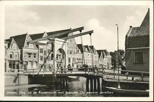 Hoorn Korenmarkt Bruecke / Hoorn /