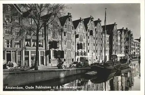 Amsterdam Niederlande Pakhuizen Brouwersgracht Schiff / Amsterdam /