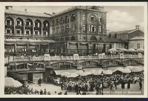 Scheveningen Terras Kurhaus Boulevard  / Scheveningen /