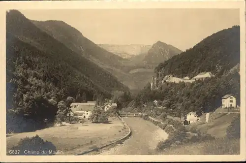 Champ-du-Moulin Bruecke / Champ-du-Moulin /Bz. Boudry