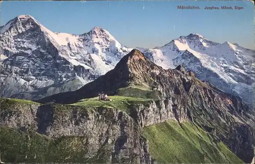 Maennlichen Jungfrau Moench Eiger / Maennlichen /Rg. Grindelwald