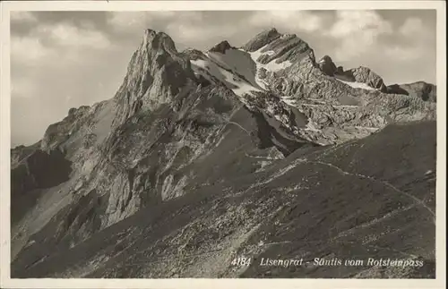 Lisengrat Saentis Rotsteinpass / Altmann /Rg. Saentis