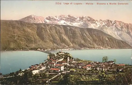 Lugano TI Melide Bissone Monte Generoso / Lugano /Bz. Lugano City