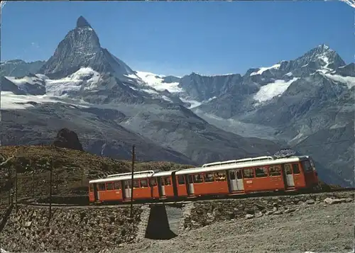 Matterhorn VS Gornergratbahn  / Matterhorn /Rg. Matterhorn