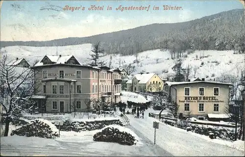 Agnetendorf Beyers Hotel Winter / Polen /Polen