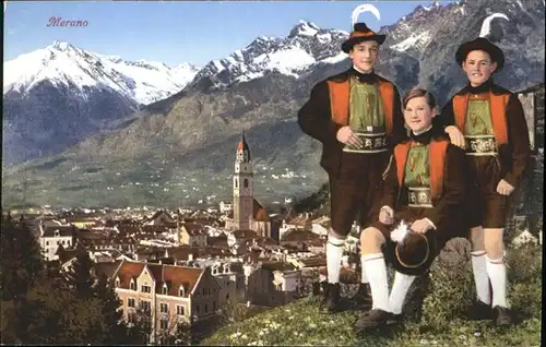 Merano Suedtirol Kinder Trachten / Merano /Bozen