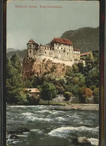 Bozen Suedtirol Burg Runkelstein Lithographie / Bozen Suedtirol /Trentino Suedtirol