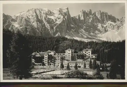 Latemar Grand Hotel Carezza / Dolomiten Suedtirol /