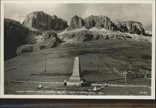 Passo Pordoi Gruppo Sella / Italien /