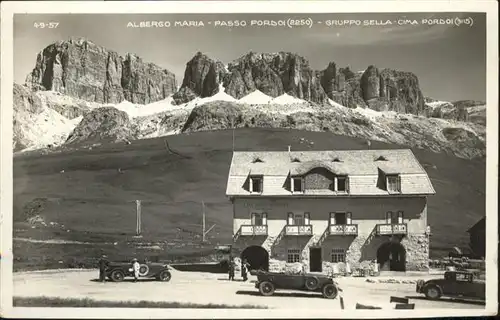 Passo Pordoi Gruppo Sella Albergo maria / Italien /