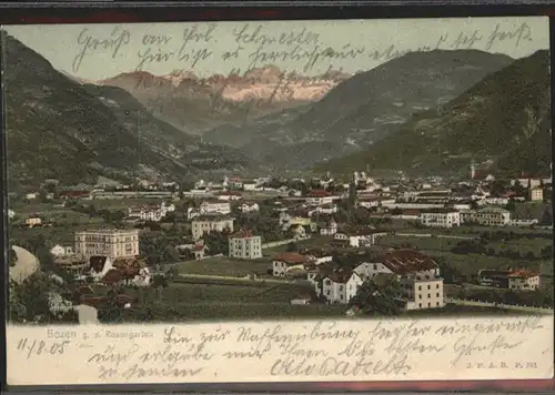 Bozen Suedtirol Rosengarten / Bozen Suedtirol /Trentino Suedtirol
