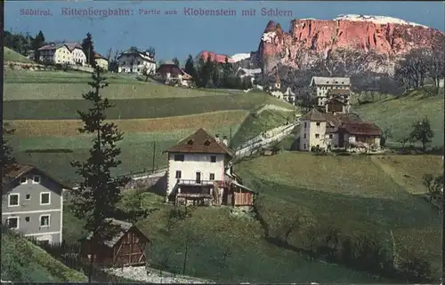 Suedtirol Rittenbergbahn Klobenstein / Italien /