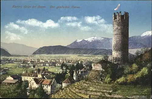 Gries Bozen Kurort der gescheibte Turm / Italien /Italien