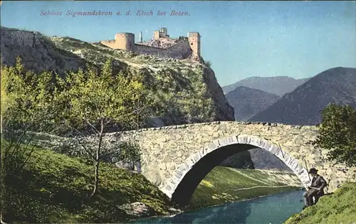 Bozen Suedtirol Schloss Sigmundkron a. d. Esch  / Bozen Suedtirol /Trentino Suedtirol