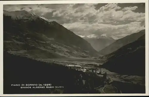 Bormio Piano di Bormio (m. 1225) Grande Albergo Bagni Nuovi / Italien /