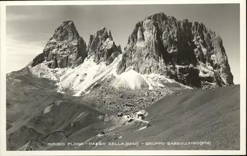 Passo Sella Rifugio Flora Gruppo Sassolungo (3178) / Italien /