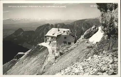 Rifugio Aleardo Fronza Alle Coromelle Berghuette / Italien /