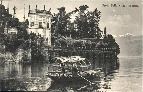 Isola Bella Lago Maggiore Lago Maggiore Bootsfahrt / Italien /