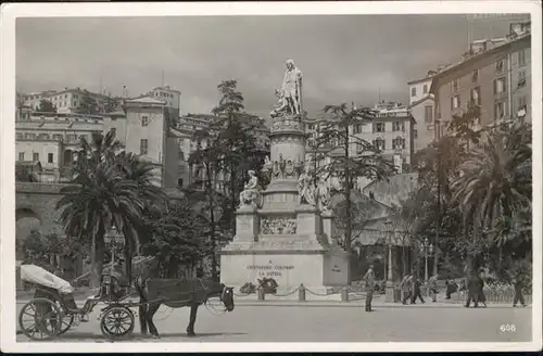 Genova Genua Liguria Columbus Denkmal / Genova /