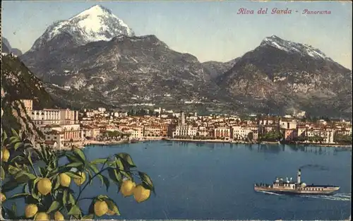 Riva del Garda Dampfer Schiff /  /Trento