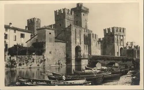 Lago di Garda Sirimone Castello / Italien /