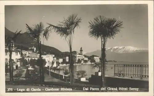 Gardone Lago di Garda Parco Grand Hotel Savoy / Italien /Italien