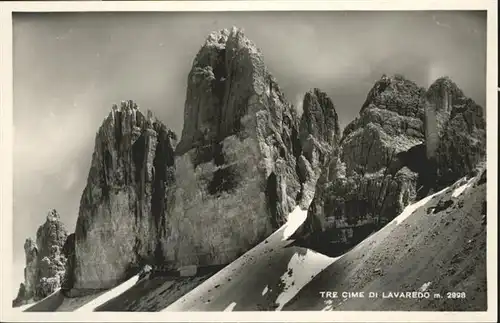 Tre Cime Di Lavaredo m. 2998 / Italien /