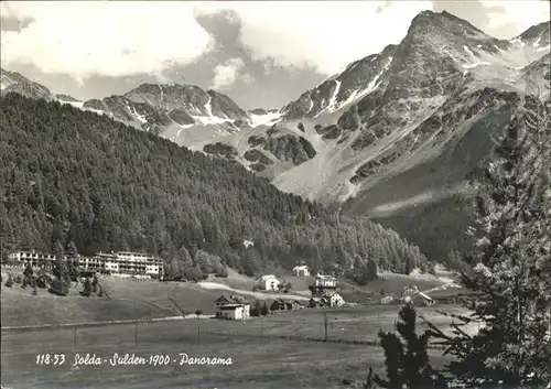 Suldental Panorama / Stilfs /Trentino-Suedtirol