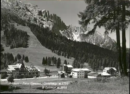 Passo Carezza Dolomiti Costalunga m. 1753 Latemar m. 2864 Karerpass / Italien /