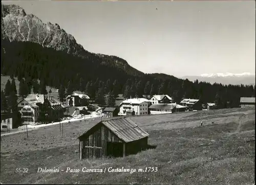 Passo Carezza Dolomiti Costalunga m. 1753 / Italien /