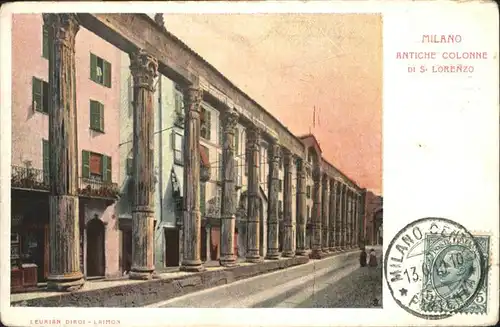 Milano Antiche Colonne Di S. Lorenzo / Italien /