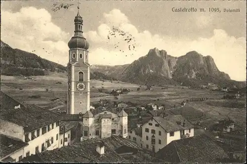 Castelrotto m. 1095 Dolomiti Kirche / Castelrotto /Bz. Lugano