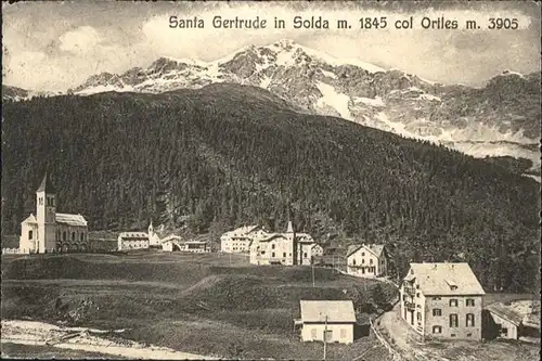 Suldental Santa Gertrude m. 1845 col Ortles m. 3905 / Stilfs /Trentino-Suedtirol