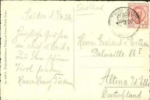 Suldental Santa Gertrude m. 1845 col Ortles m. 3905 / Stilfs /Trentino-Suedtirol