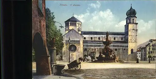 Trento Kutsche Brunnen / Trento /