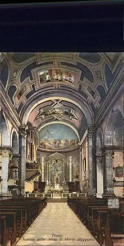 Trento Interno della Chiesa S Maria Maggiore / Trento /