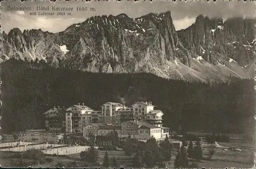 Karersee Dolomiten Hotel  Latemar / Italien /Italien