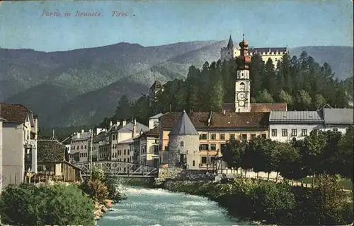 Bruneck Tirol Bruecke / Pustertal /