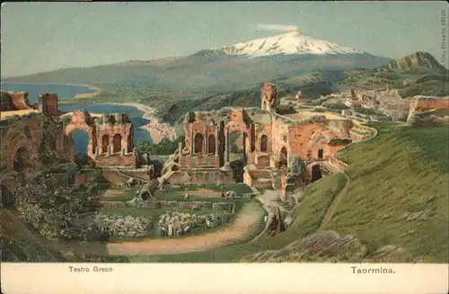 Taormina Sizilien Testro Greco /  /Messina