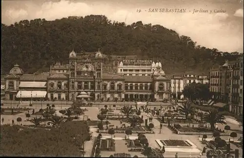 San Sebastian Guipuzcoa Jardines Casino  / Donostia-San Sebastian /Guipuzcoa