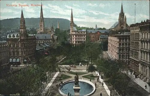 Montreal Quebec Victoria Square  / Montreal /